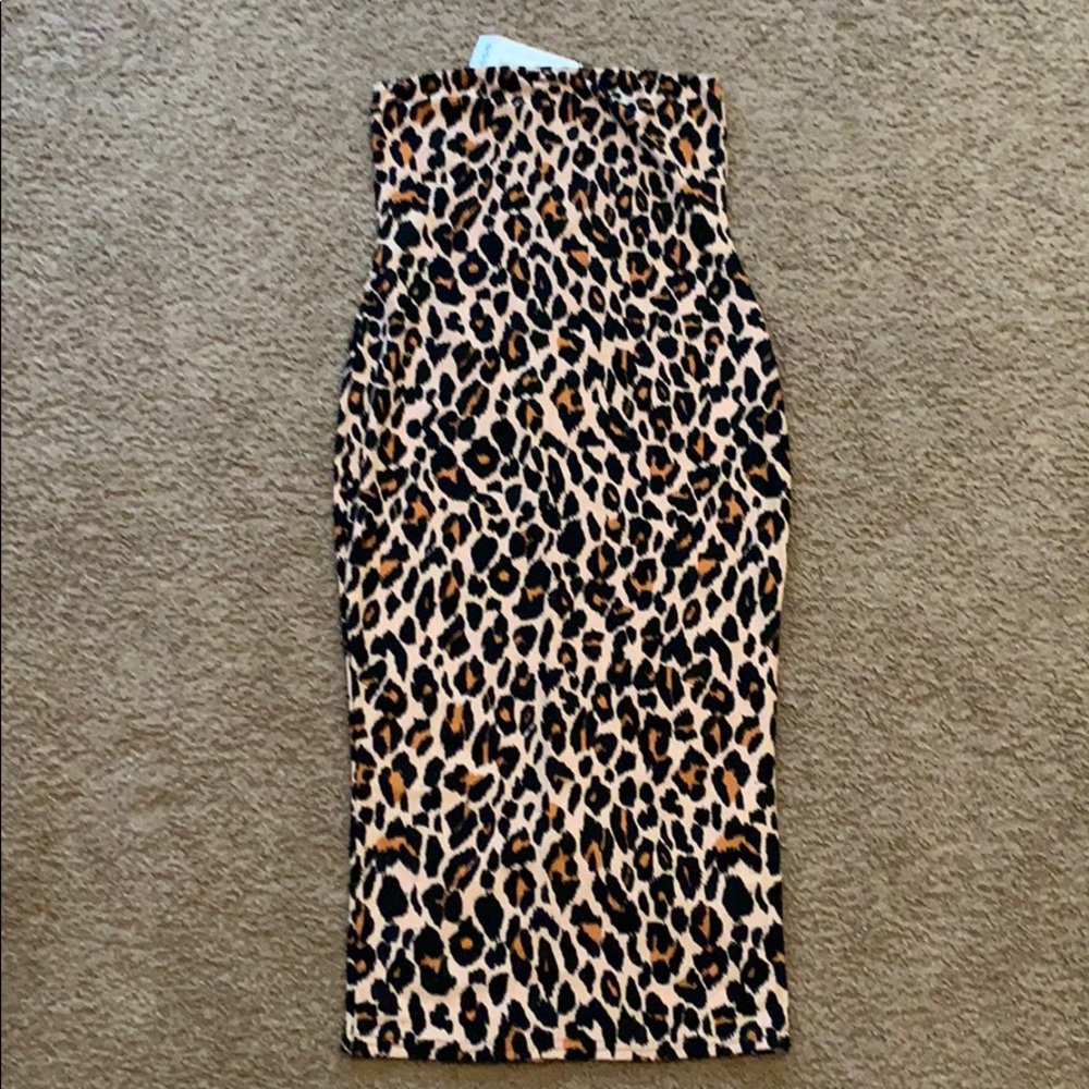 Leopard dress brand new never worn
